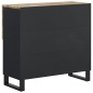 vidaXL Sideboard mit 2 Türen 80x33x75 cm Massivholz Mango vidaXL Sideboard mit 2 Türen 80x33x75 cm Massivholz Mango