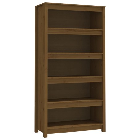vidaXL Bücherregal Honigbraun 80x35x154 cm Massivholz Kiefer