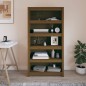 vidaXL Bücherregal Honigbraun 80x35x154 cm Massivholz Kiefer vidaXL Bücherregal Honigbraun 80x35x154 cm Massivholz Kiefer