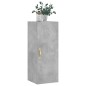 vidaXL Wandschrank Betongrau 34,5x34x90 cm vidaXL Wandschrank Betongrau 34,5x34x90 cm