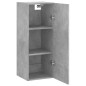 vidaXL Wandschrank Betongrau 34,5x34x90 cm vidaXL Wandschrank Betongrau 34,5x34x90 cm