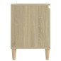 vidaXL TV-Schrank mit Massivholz-Beinen Sonoma-Eiche 103,5x35x50 cm vidaXL TV-Schrank mit Massivholz-Beinen Sonoma-Eiche 103,5x35x50 cm