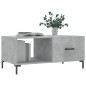 vidaXL Couchtisch Betongrau 90x50x40 cm Holzwerkstoff vidaXL Couchtisch Betongrau 90x50x40 cm Holzwerkstoff