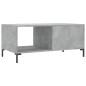 vidaXL Couchtisch Betongrau 90x50x40 cm Holzwerkstoff vidaXL Couchtisch Betongrau 90x50x40 cm Holzwerkstoff