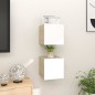 vidaXL TV-Wandschränke 2 Stk. Weiß Sonoma-Eiche 30,5x30x30 cm vidaXL TV-Wandschränke 2 Stk. Weiß Sonoma-Eiche 30,5x30x30 cm