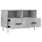 vidaXL TV-Schrank Betongrau 80x36x50 cm Holzwerkstoff vidaXL TV-Schrank Betongrau 80x36x50 cm Holzwerkstoff