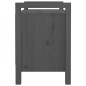 vidaXL Flurbank Grau 80x40x60 cm Massivholz Kiefer vidaXL Flurbank Grau 80x40x60 cm Massivholz Kiefer