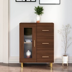vidaXL Sideboard Braun Eichen-Optik 69,5x34x90 cm Holzwerkstoff