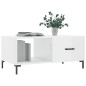 vidaXL Couchtisch Hochglanz-Weiß 90x50x40 cm Holzwerkstoff vidaXL Couchtisch Hochglanz-Weiß 90x50x40 cm Holzwerkstoff