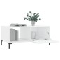 vidaXL Couchtisch Hochglanz-Weiß 90x50x40 cm Holzwerkstoff vidaXL Couchtisch Hochglanz-Weiß 90x50x40 cm Holzwerkstoff