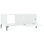 vidaXL Couchtisch Hochglanz-Weiß 90x50x40 cm Holzwerkstoff vidaXL Couchtisch Hochglanz-Weiß 90x50x40 cm Holzwerkstoff