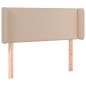 vidaXL Kopfteil mit Ohren Cappuccino-Braun 103x16x78/88 cm Kunstleder