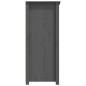 vidaXL Sideboard Grau 83x41,5x100 cm Massivholz Kiefer vidaXL Sideboard Grau 83x41,5x100 cm Massivholz Kiefer
