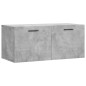 vidaXL Wandschrank Betongrau 80x36,5x35 cm Holzwerkstoff vidaXL Wandschrank Betongrau 80x36,5x35 cm Holzwerkstoff