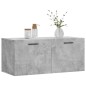 vidaXL Wandschrank Betongrau 80x36,5x35 cm Holzwerkstoff vidaXL Wandschrank Betongrau 80x36,5x35 cm Holzwerkstoff