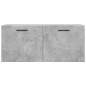 vidaXL Wandschrank Betongrau 80x36,5x35 cm Holzwerkstoff vidaXL Wandschrank Betongrau 80x36,5x35 cm Holzwerkstoff