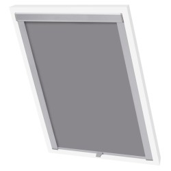 vidaXL Verdunkelungsrollo Grau F06 