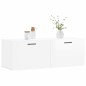 vidaXL Wandschrank Hochglanz-Weiß 100x36,5x35 cm Holzwerkstoff vidaXL Wandschrank Hochglanz-Weiß 100x36,5x35 cm Holzwerkstoff