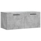 vidaXL Wandschrank Betongrau 80x36,5x35 cm Holzwerkstoff vidaXL Wandschrank Betongrau 80x36,5x35 cm Holzwerkstoff