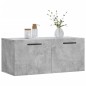 vidaXL Wandschrank Betongrau 80x36,5x35 cm Holzwerkstoff vidaXL Wandschrank Betongrau 80x36,5x35 cm Holzwerkstoff