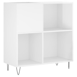 vidaXL Plattenschrank Hochglanz-Weiß 84,5x38x89 cm Holzwerkstoff