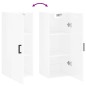 vidaXL Wandschrank Hochglanz-Weiß 34,5x34x90 cm vidaXL Wandschrank Hochglanz-Weiß 34,5x34x90 cm