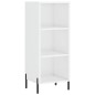 vidaXL Sideboard Hochglanz-Weiß 34,5x32,5x90 cm Holzwerkstoff vidaXL Sideboard Hochglanz-Weiß 34,5x32,5x90 cm Holzwerkstoff