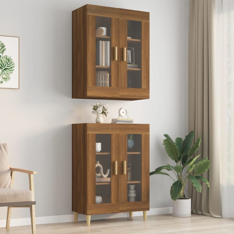 vidaXL Hängeschrank Braun Eichen-Optik 69,5x34x90 cm vidaXL Hängeschrank Braun Eichen-Optik 69,5x34x90 cm