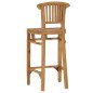 vidaXL Barhocker Teak Massivholz vidaXL Barhocker Teak Massivholz
