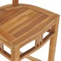 vidaXL Barhocker Teak Massivholz vidaXL Barhocker Teak Massivholz