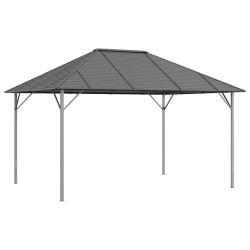 vidaXL Pavillon mit Dach 4x3 m Anthrazit