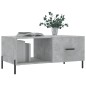 vidaXL Couchtisch Betongrau 90x50x40 cm Holzwerkstoff vidaXL Couchtisch Betongrau 90x50x40 cm Holzwerkstoff