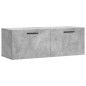 vidaXL Wandschrank Betongrau 100x36,5x35 cm Holzwerkstoff vidaXL Wandschrank Betongrau 100x36,5x35 cm Holzwerkstoff
