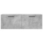 vidaXL Wandschrank Betongrau 100x36,5x35 cm Holzwerkstoff vidaXL Wandschrank Betongrau 100x36,5x35 cm Holzwerkstoff