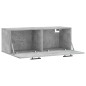 vidaXL Wandschrank Betongrau 100x36,5x35 cm Holzwerkstoff vidaXL Wandschrank Betongrau 100x36,5x35 cm Holzwerkstoff