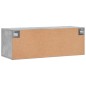 vidaXL Wandschrank Betongrau 100x36,5x35 cm Holzwerkstoff vidaXL Wandschrank Betongrau 100x36,5x35 cm Holzwerkstoff