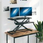vidaXL Arbeitsstation Verstellbar 90x40x(13-50) cm Stahl Holzwerkstoff vidaXL Arbeitsstation Verstellbar 90x40x(13-50) cm Stahl Holzwerkstoff