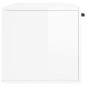 vidaXL Wandschrank Hochglanz-Weiß 100x36,5x35 cm Holzwerkstoff vidaXL Wandschrank Hochglanz-Weiß 100x36,5x35 cm Holzwerkstoff