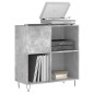 vidaXL Plattenschrank Betongrau 84,5x38x89 cm Holzwerkstoff vidaXL Plattenschrank Betongrau 84,5x38x89 cm Holzwerkstoff