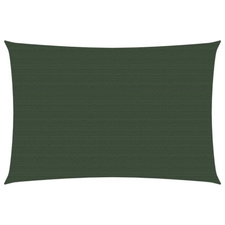 vidaXL Sonnensegel 160 g/m² Dunkelgrün 3,5x4,5 m HDPE