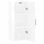 vidaXL Wandschrank Hochglanz-Weiß 34,5x34x90 cm vidaXL Wandschrank Hochglanz-Weiß 34,5x34x90 cm