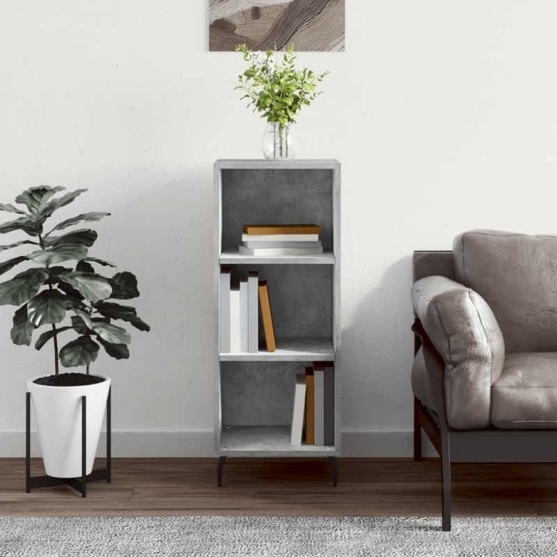vidaXL Sideboard Betongrau 34,5x32,5x90 cm Holzwerkstoff vidaXL Sideboard Betongrau 34,5x32,5x90 cm Holzwerkstoff