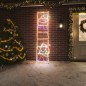 vidaXL LED-Silhouette Weihnachtsmann auf Leiter 552 LEDs 50x200 cm vidaXL LED-Silhouette Weihnachtsmann auf Leiter 552 LEDs 50x200 cm