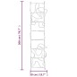 vidaXL LED-Silhouette Weihnachtsmann auf Leiter 552 LEDs 50x200 cm vidaXL LED-Silhouette Weihnachtsmann auf Leiter 552 LEDs 50x200 cm