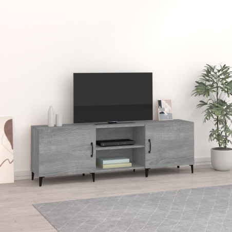 vidaXL TV-Schrank Grau Sonoma 150x30x50 cm Holzwerkstoff