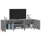 vidaXL TV-Schrank Grau Sonoma 150x30x50 cm Holzwerkstoff vidaXL TV-Schrank Grau Sonoma 150x30x50 cm Holzwerkstoff