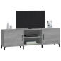 vidaXL TV-Schrank Grau Sonoma 150x30x50 cm Holzwerkstoff vidaXL TV-Schrank Grau Sonoma 150x30x50 cm Holzwerkstoff