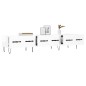 vidaXL TV-Schrank Hochglanz-Weiß 150x36x30 cm Holzwerkstoff vidaXL TV-Schrank Hochglanz-Weiß 150x36x30 cm Holzwerkstoff