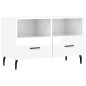vidaXL TV-Schrank Hochglanz-Weiß 80x36x50 cm Holzwerkstoff vidaXL TV-Schrank Hochglanz-Weiß 80x36x50 cm Holzwerkstoff