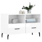 vidaXL TV-Schrank Hochglanz-Weiß 80x36x50 cm Holzwerkstoff vidaXL TV-Schrank Hochglanz-Weiß 80x36x50 cm Holzwerkstoff